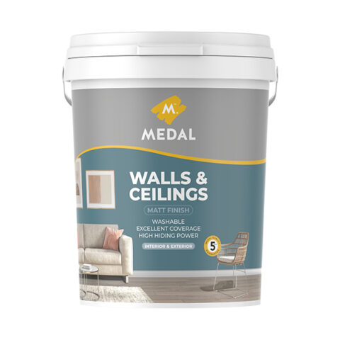 Walls & Ceilings Acrylic PVA - Medal Paints